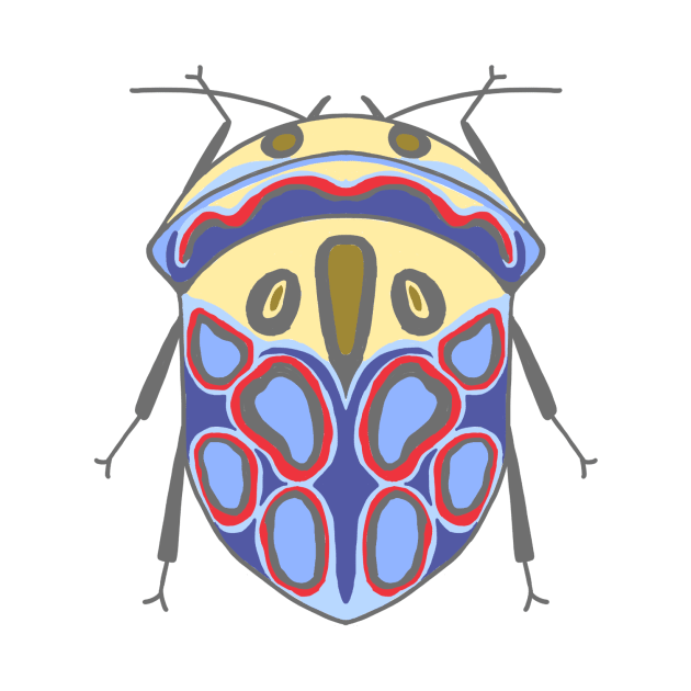 Beetle print by Papergrape