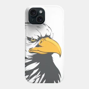 Bald Eagle Head Cartoon Phone Case