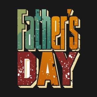 Father's Day Retro Style T-Shirt