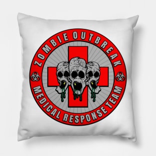 Zombie Outbreak Medical Response Team Pillow