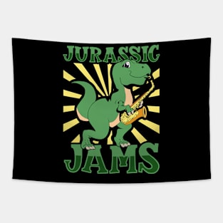 Jurassic Jams - TREX Saxophonist Tapestry