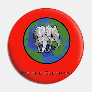 Save the Elephants Pin