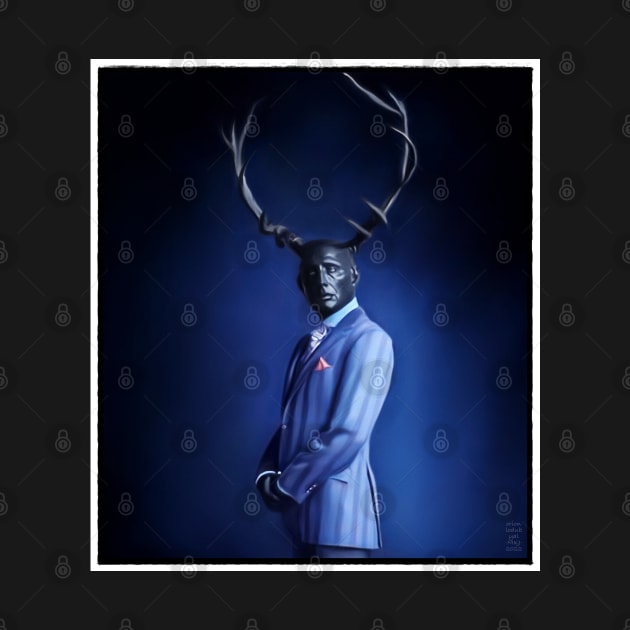 Hannibal Lecter Blue Suit Wendigo by OrionLodubyal