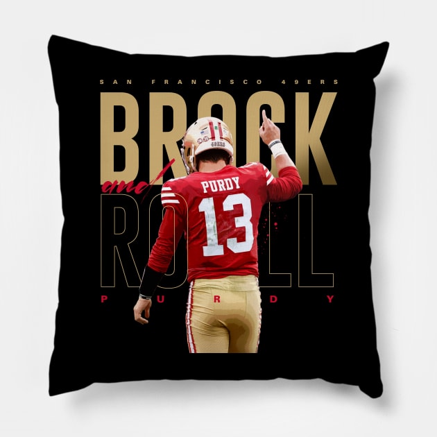 Brock Purdy Pillow by Juantamad