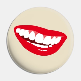 Mouth Teeth mask design Pin