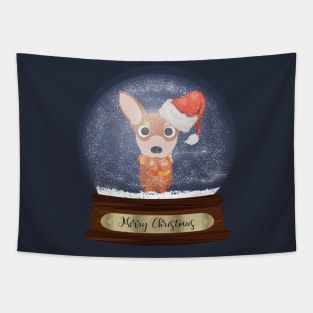 Chihuahua Christmas Gift Tapestry