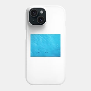 Fish in the Blue Sea Water Photo Phone Case