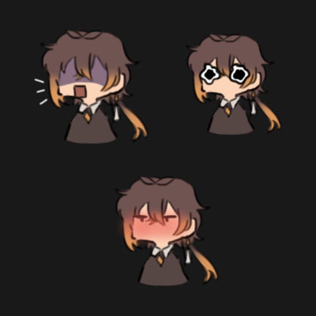 Zhongli Sticker Set 3 by stoopid-smoo