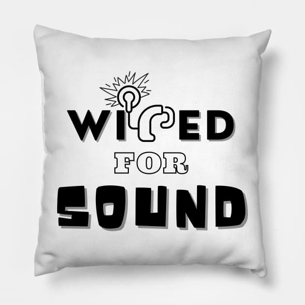 Wired for Sound | Cochlear Implant Pillow by RusticWildflowers