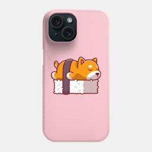 Cute Shiba Inu Dog Sushi Cartoon Phone Case