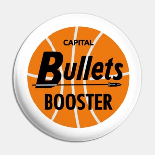 Defunct Capital Bullets Booster 1974 Pin