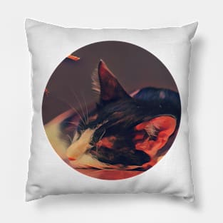 Cheerful floppy cat Pillow