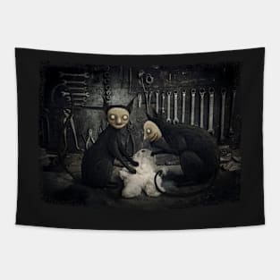 Spooky cats Tapestry