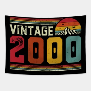 Vintage 2000 Birthday Gift Retro Style Tapestry