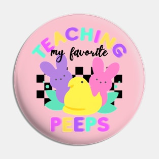 Easter Peeps Teacher Shirt Pin