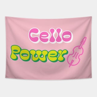 Cello Power Tapestry