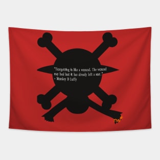 Anime Quote Series (Luffy) Tapestry