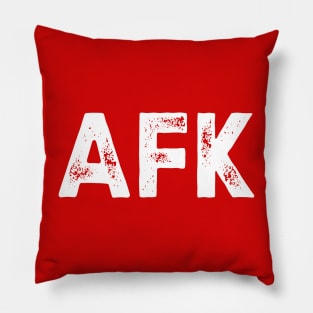 AFK Red Pillow