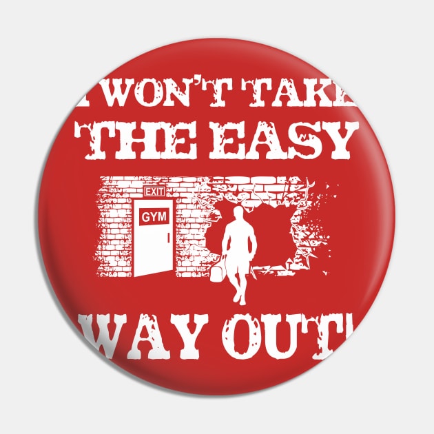 Way Out (Male) Pin by teamface