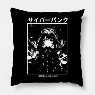 Cyberpunk Girl Pillow