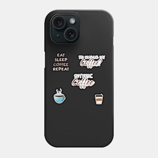 Coffee Sticker Pack Phone Case