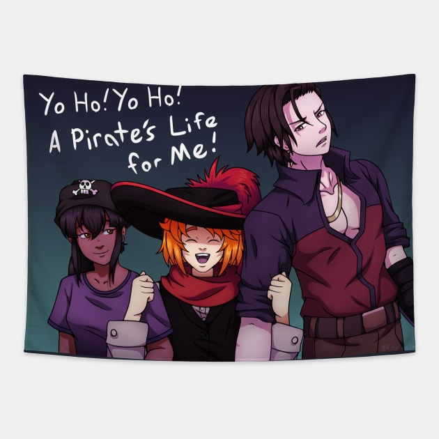 Talk Like a Pirate Tapestry by SakuraDragon