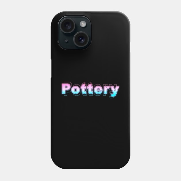 Pottery Phone Case by Sanzida Design