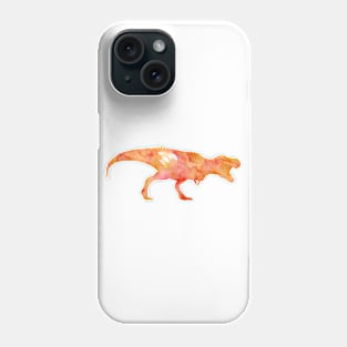 T Rex Watercolor Painting Phone Case