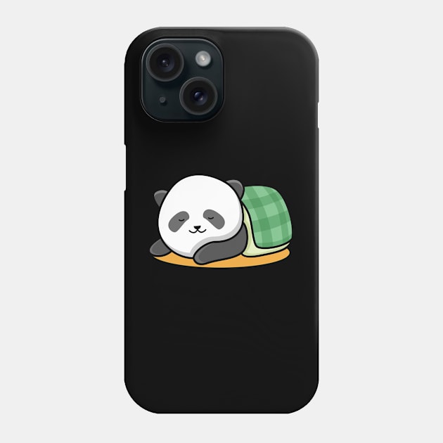 sleeping panda Phone Case by BarnawiMT