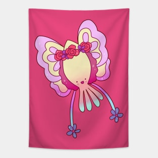 Butterfly Fairy Squid Tapestry