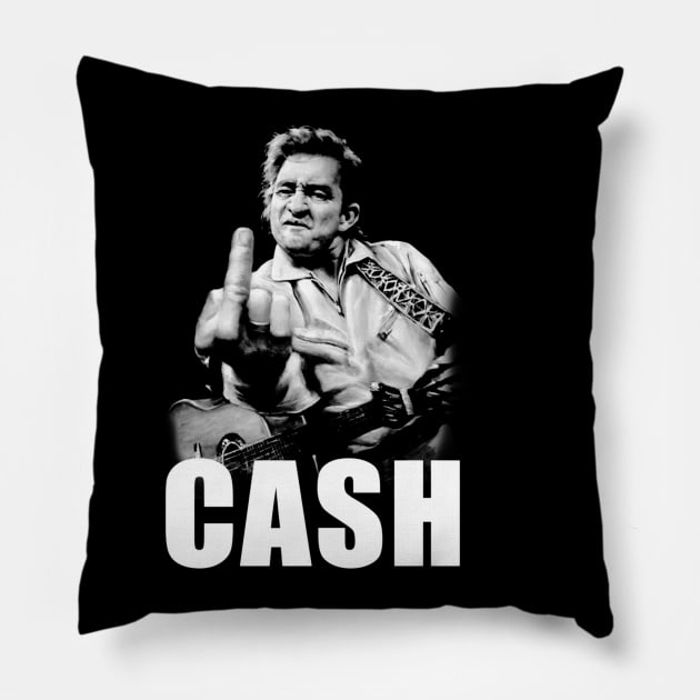 Marvelous ZION Rootswear Gray Johnny Cash Flippin T-Shirt MI707 Best Product 68 Pillow by congnhan629035