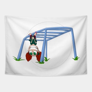 Monkey Bars of Hangyness Tapestry