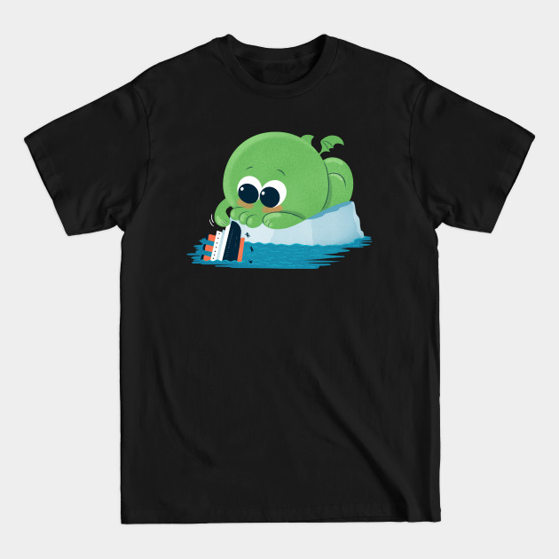 Discover Cutethulhu Sinks The Titanic - Cute Lovecraft - T-Shirt