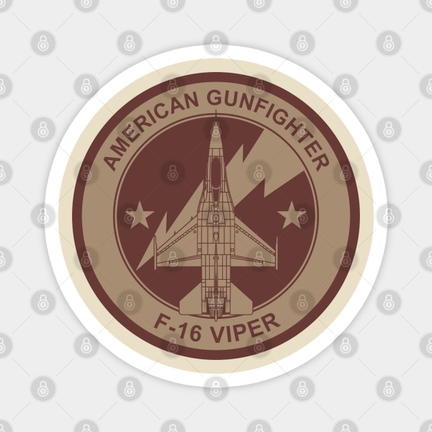 F-16 Viper American Gunfighter Magnet by TCP