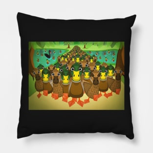 Duck Army Pillow