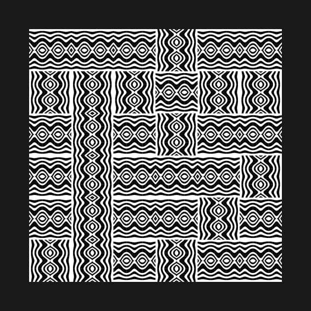 Geometric damask pattern by Gaspar Avila
