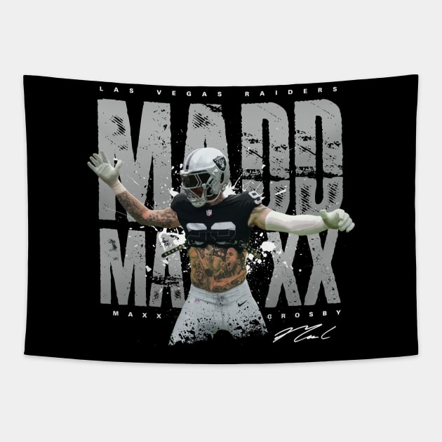 Maxx Crosby Tapestry by Juantamad