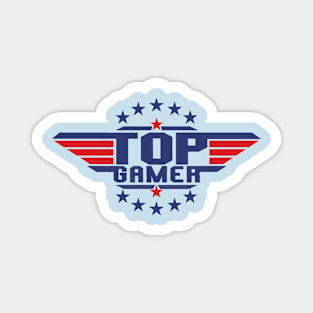 Top Aviation Pilot Gamer Funny Retro Cool Gaming Magnet