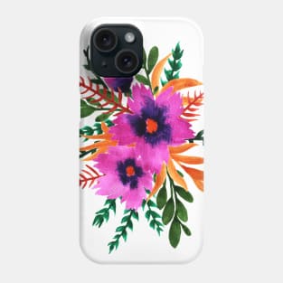 Violet flowers Phone Case