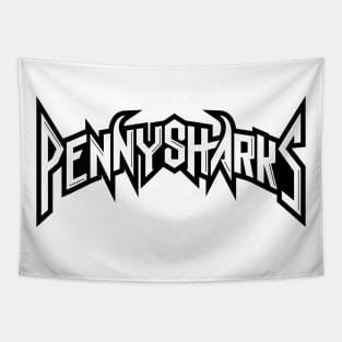 Black Logo Tapestry