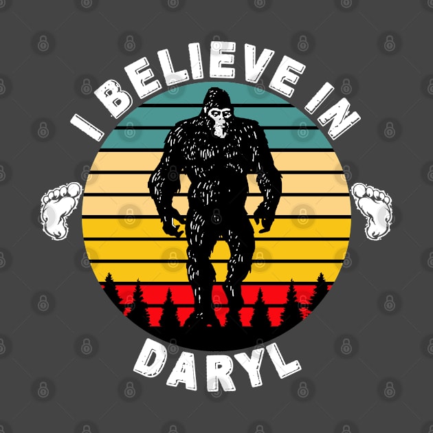 I Blevieve In Daryl, Bigfoot, Yeti Darryl Sasquatch Shirt by RKP'sTees