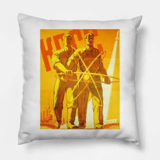 Atomic Gay Russians Pillow