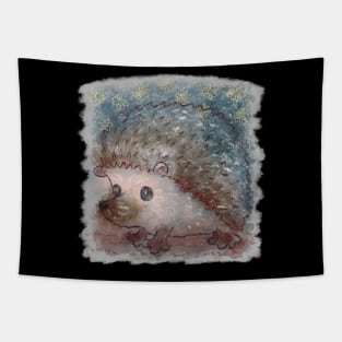 Hedgehog graffiti Tapestry