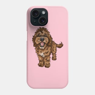 Cute Ginger Cockapoo Dog Phone Case