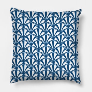 Scallop - classic blue Pillow