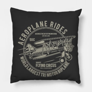 Aeroplane Rides: Flying Circus Pillow