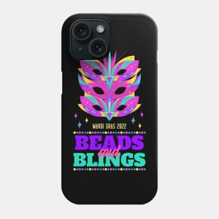 Carnival Party Mardi Gras 2022 Beads And Blings Phone Case