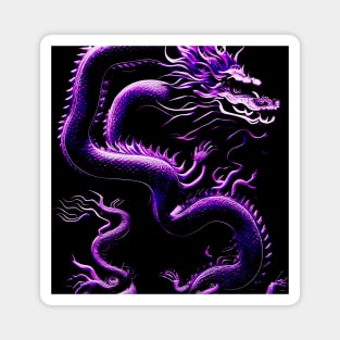 The Dragon Purple Magnet