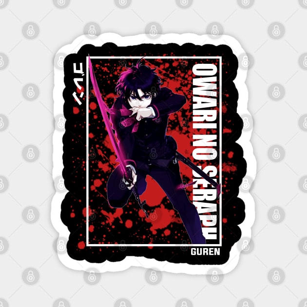 Guren Ichinose - Owari no Seraph Magnet by Otaku Emporium