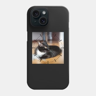 Cat playing with mouse-toy Phone Case